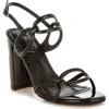 London Rag Nyjah Block Heel Sandal In Black