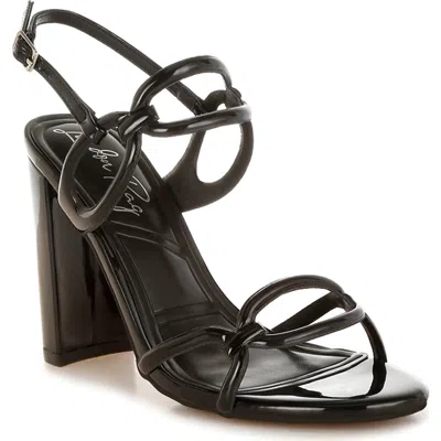London Rag Nyjah Block Heel Sandal In Black