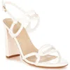 London Rag Nyjah Block Heel Sandal In White