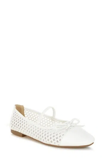 London Rag Omela Ballerina Flat In White