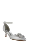 London Rag Onkana Kitten Heel Sandal In Silver