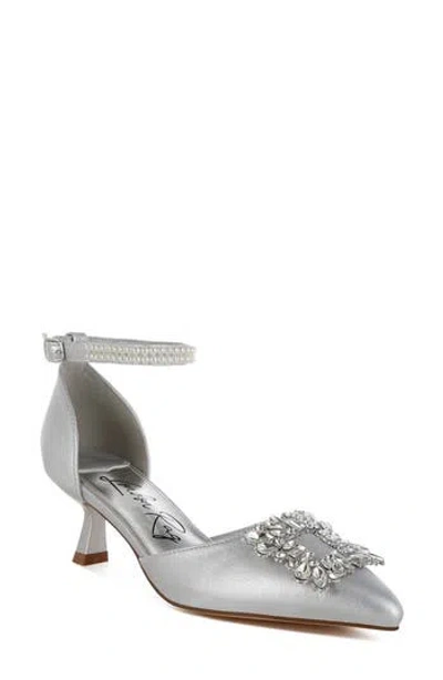 London Rag Onkana Kitten Heel Sandal In Silver