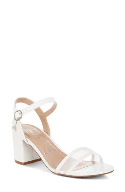 London Rag Orpina Block Heel Sandal In White