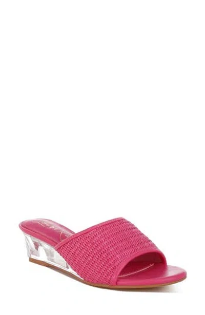 London Rag Osminda Wedge Sandal In Pink