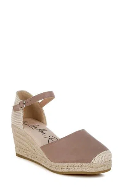 London Rag Paryor Espadrille Platform Wedge Pump In Brown