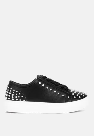 London Rag Pearly Sneakers In Black