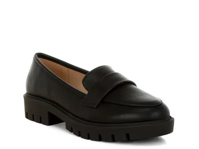 London Rag Peridot Loafer In Black