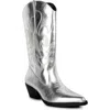 London Rag Ponsies Western Boot In Silver