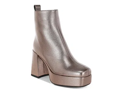 London Rag Poulin Platform Bootie In Gray
