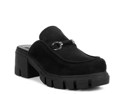 London Rag Prosper Platform Mule In Black