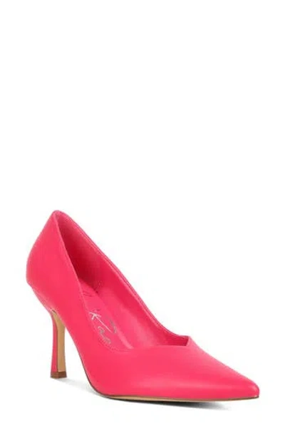 London Rag Rarity Pointed Toe Pump In Pink