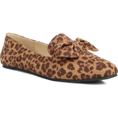 London Rag Remee Bow Loafer In Brown