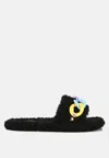 London Rag Rola Acrylic Chain Slides In Black