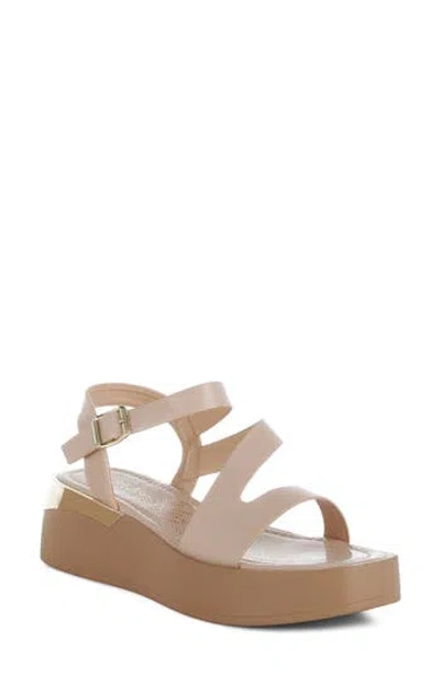 London Rag Ronja Platform Sandal In Neutral