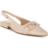 London Rag Salova Embellished Slingback Pump In Neutral