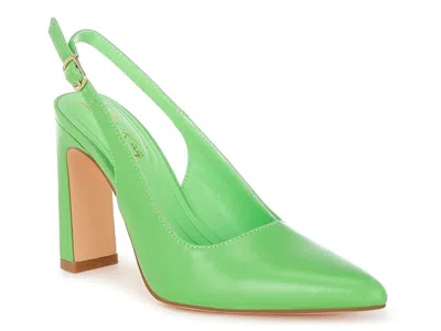London Rag Sarka Pump In Green