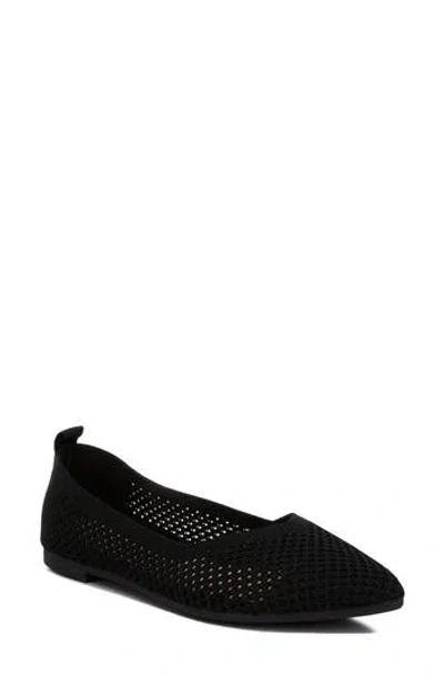 London Rag Selaris Flat In Black
