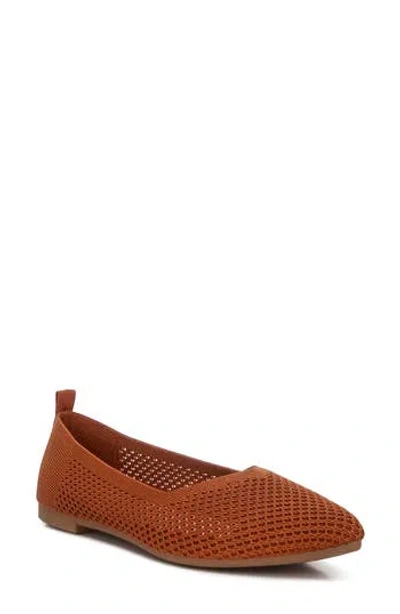 London Rag Selaris Flat In Brown