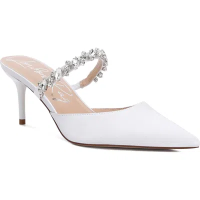 London Rag Sena Pointed Toe Mule In Animal Print