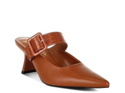 London Rag Shein Star Mule In Brown
