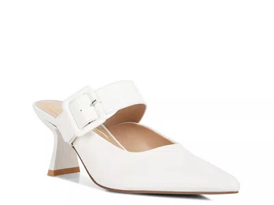 London Rag Shein Star Mule In White