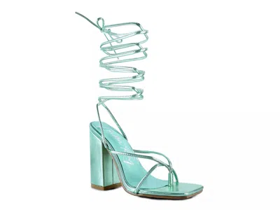 London Rag Shewolf Sandal In Green