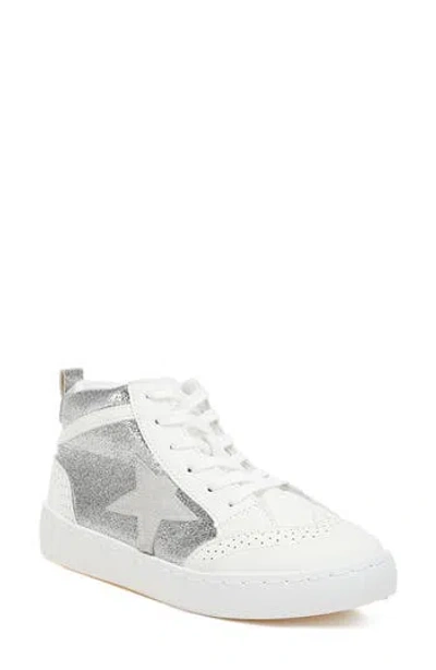 London Rag Sonic Star High Top Sneaker In Silver