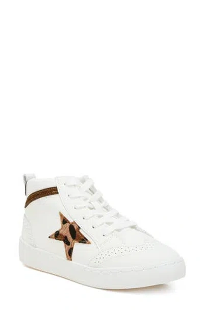 London Rag Sonic Star High Top Sneaker In White
