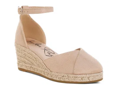 London Rag Sorcruz Espadrille Wedge Sandal In Brown