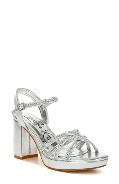 London Rag Sparks Sandal In Silver