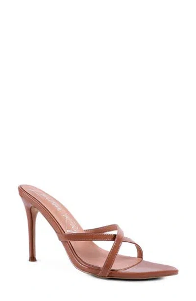 London Rag Spellbound Stiletto Sandal In Peach