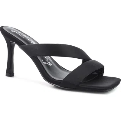 London Rag Spice Up Slide Sandal In Black