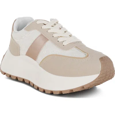 London Rag Squeaker Sneaker In Beige