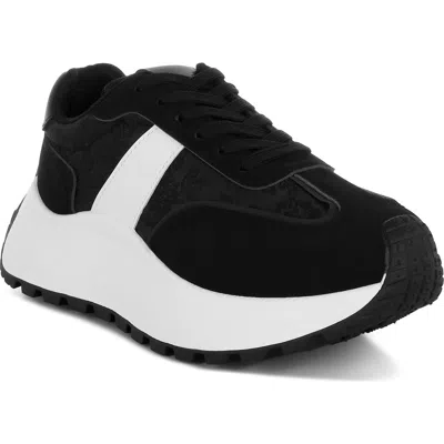 London Rag Squeaker Sneaker In Black