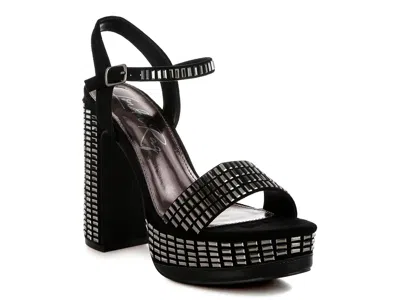 London Rag Starlet Platform Sandal In Black