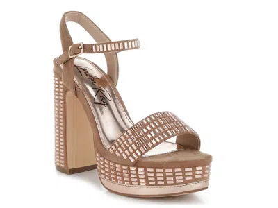 London Rag Starlet Platform Sandal In Brown