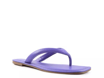 London Rag Tolpo Flip Flop In Purple