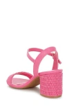 London Rag Tulata Woven Sandal In Fushia