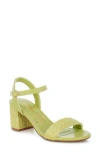 London Rag Tulata Woven Sandal In Green