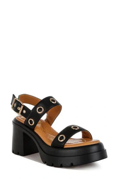 London Rag Urla Platform Sandal In Black