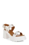 London Rag Urla Platform Sandal In White