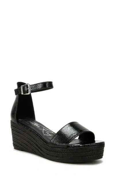 London Rag Utah Platform Wedge Espadrille Sandal In Black
