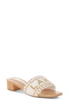London Rag Vacay Babe Lake Como Beaded Slide Sandal