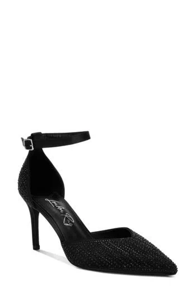 London Rag Wanda Ankle Strap Pump In Black