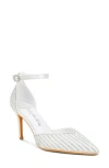 London Rag Wanda Ankle Strap Pump In White