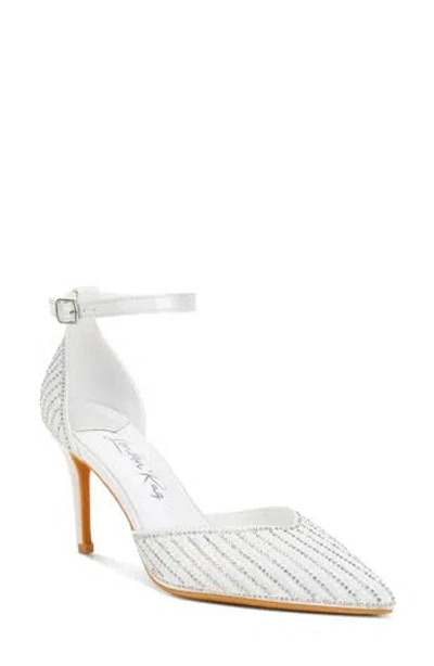 London Rag Wanda Ankle Strap Pump In White
