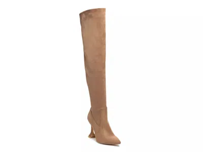 London Rag Wide Width Brandy Thigh High Boot In Brown