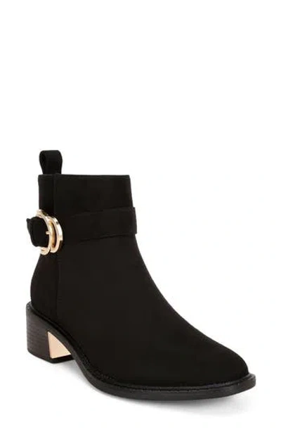 London Rag Winifred Leather Bootie In Black