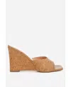 London Rag Women's Shiloy Cork Wedge In Tan In Brown