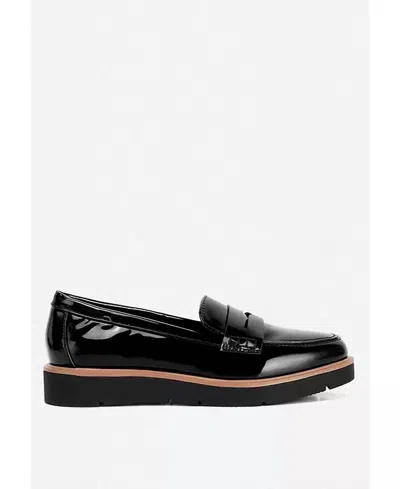 London Rag Women's Sinclair Heeled Loafers In Black